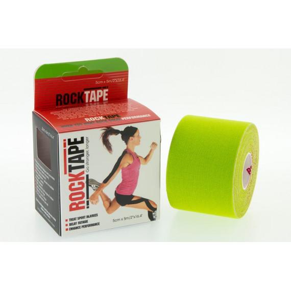 Rocktape lime green 5m kinesiology tape for muscle support – Pharmacy Direct