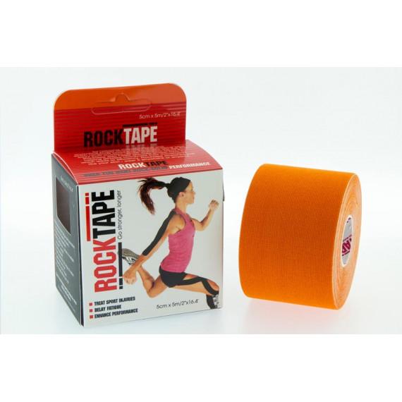Rocktape 5cm x 5m orange kinesiology tape muscle support – Pharmacy Direct