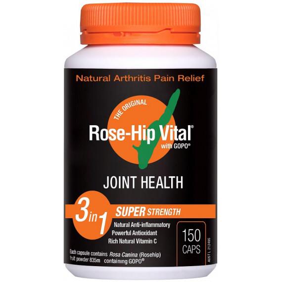 Rose Hip Vital Joint Health 150 Capsules by Pharmacy Direct - Support Strong Healthy Joints