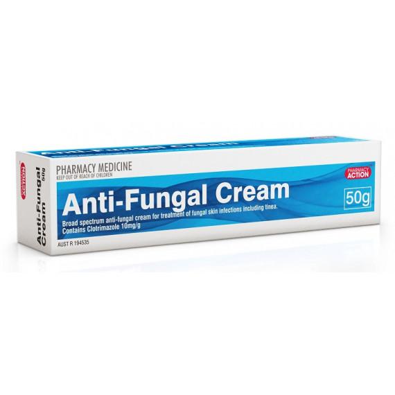Buy Pharmacy Action Anti Fungal Cream 50g Online Pharmacy Direct AU