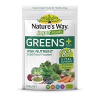 Natures Way Super Greens Plus Powder 100g 