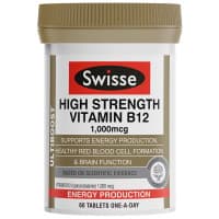 Swisse Ultiboost High Strength Vitamin B12 1000mcg 60 Tablets