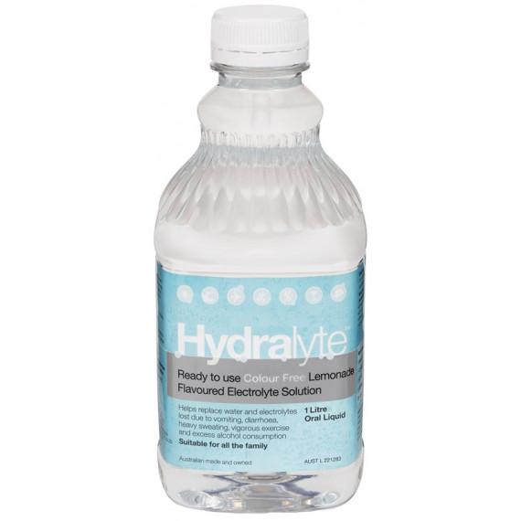 Hydralyte Ready To Use Electrolyte Solution Lemonade 1 Litre