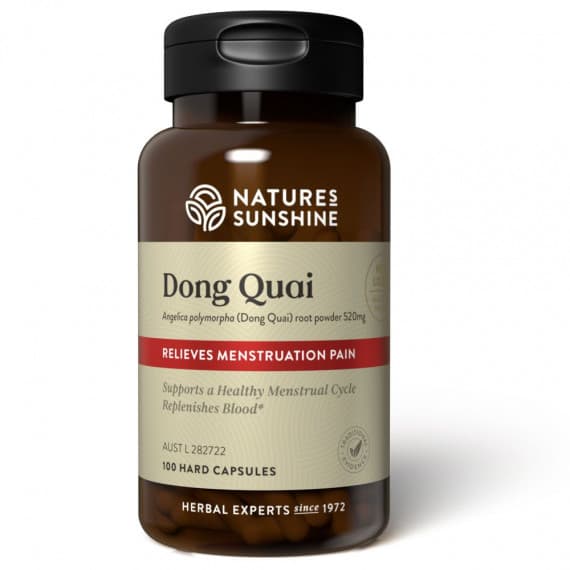 Nature's Sunshine Dong Quai Capsules 520mg - Hormonal health support | Pharmacy Direct