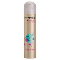 Impulse Body Spray Aerosol Deodorant Love Story 75ml