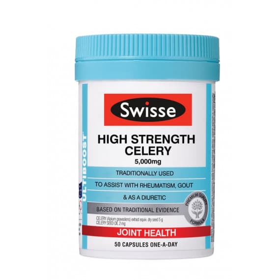 Swisse Ultiboost High Strength Celery 5000mg 50 Capsules