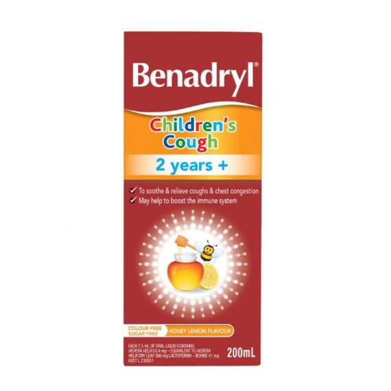 Buy Benadryl Childrens Cough 2yrs plus 200ml Online Pharmacy Direct AU