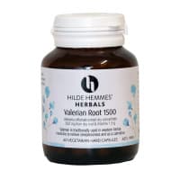 Hilde Hemmes Herbals Valerian Root 1500mg 60 Capsules