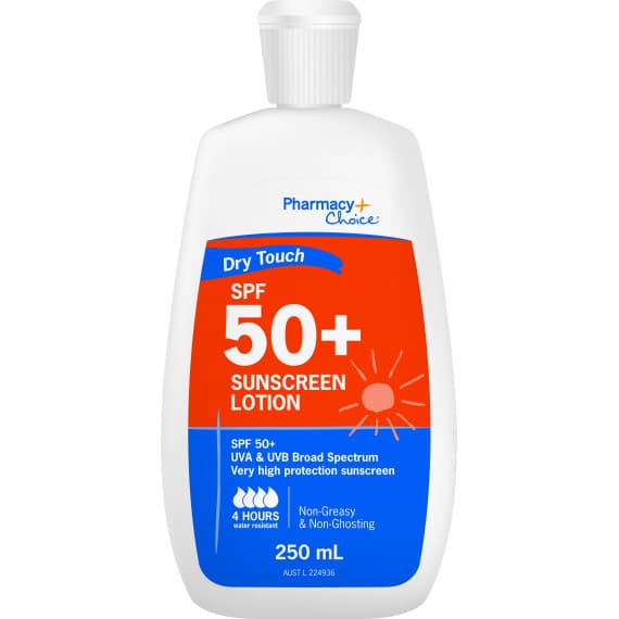 Pharmacy Choice Dry Touch Sunscreen SPF 50+ 250ml