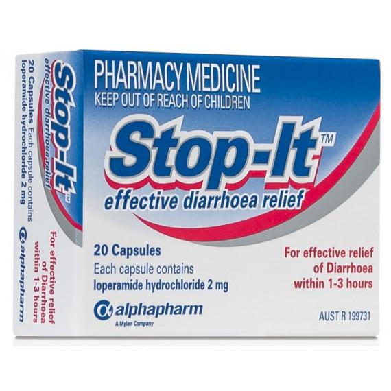 Stop-It 2mg 20 Capsules diarrhoea relief digestive support – Pharmacy Direct