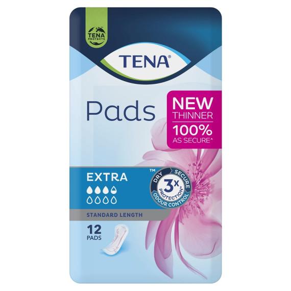 Tena Pads Extra Standard Length 12 Pack