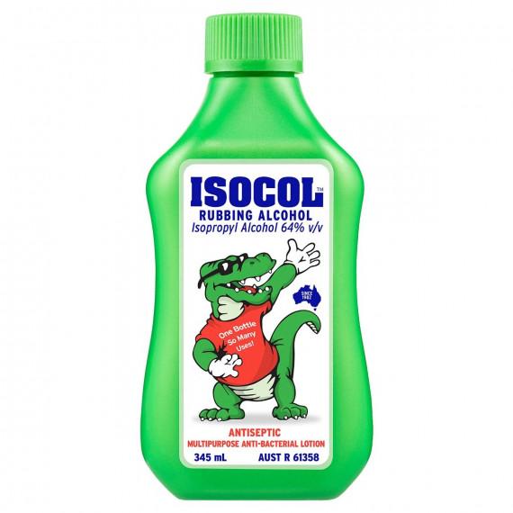 Isocol Rubbing Alcohol 345ml antiseptic skin cleanser – Pharmacy Direct