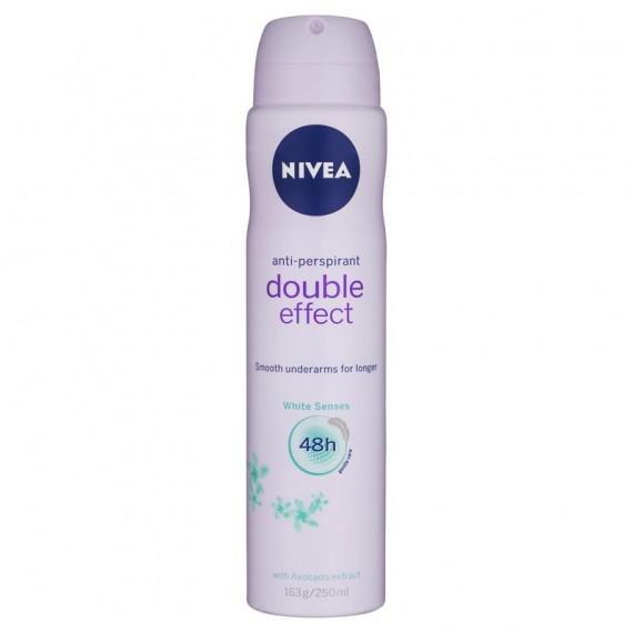 Nivea Double Effect White Senses Aerosol Spray Deodorant 250ml