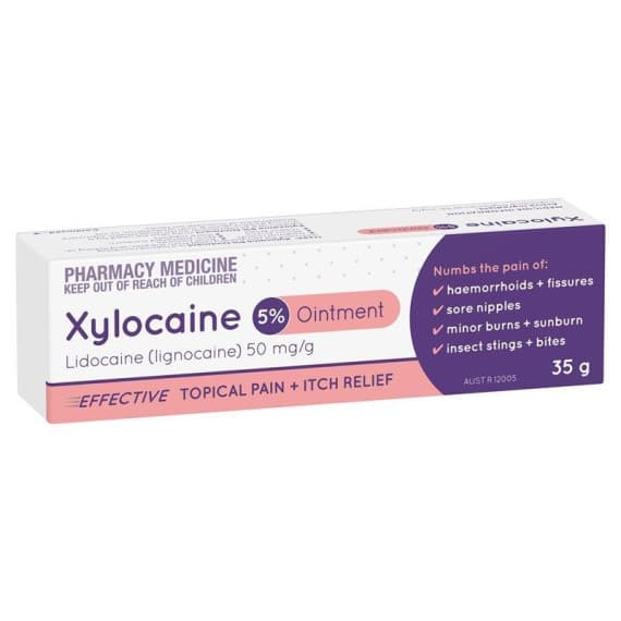 Xylocaine Ointment 5 percent 35g pain relief cream – Pharmacy Direct