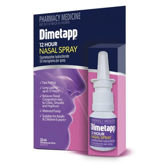 Dimetapp 12 Hour  Nasal Spray 20ml