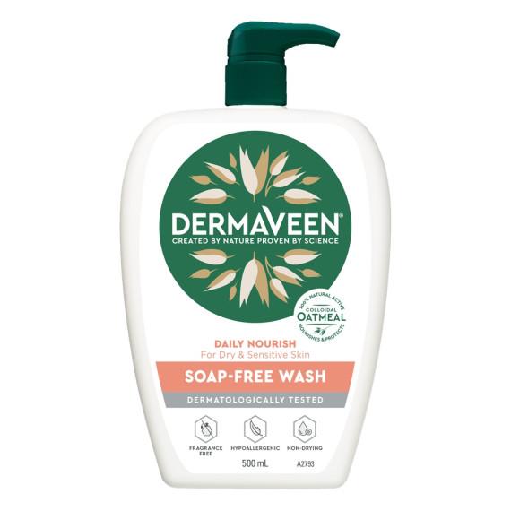 Buy Dermaveen Daily Nourish Soap Free Wash 500ml Online Pharmacy Direct AU