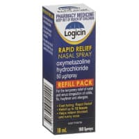 Logicin Rapid Relief Nasal Spray Refill 18ml