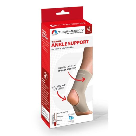 Thermoskin Thermal Ankle Support Black Extra Large