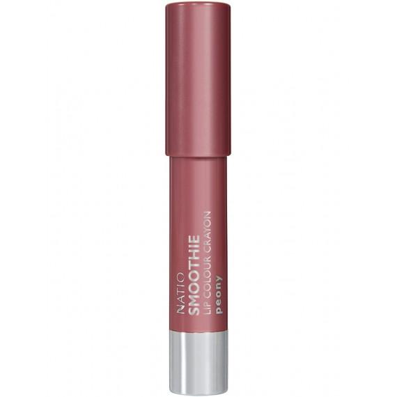 Natio Smoothie Lip Colour Crayon Peony 3g hydrating lip colour available at Pharmacy Direct