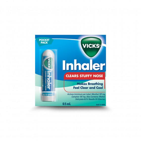 Vicks Inhaler Stick 0.5ml for nasal congestion relief – Pharmacy Direct