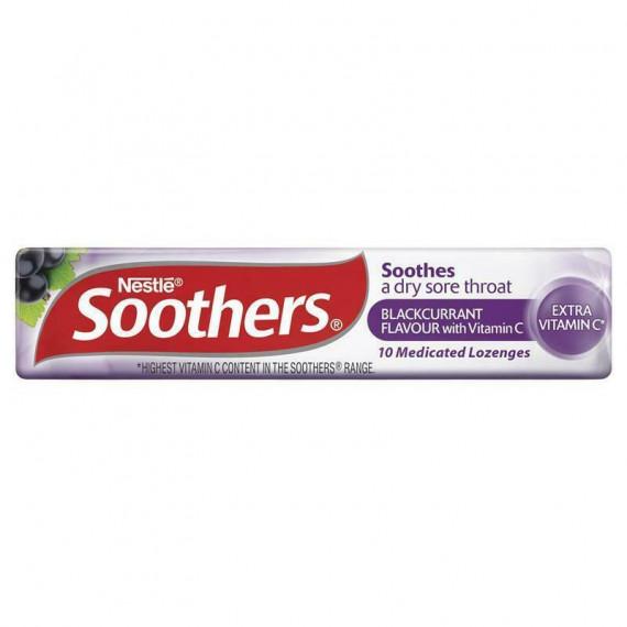 Allens Soothers Blackcurrant Lozenges 10 Pack for throat relief - Pharmacy Direct
