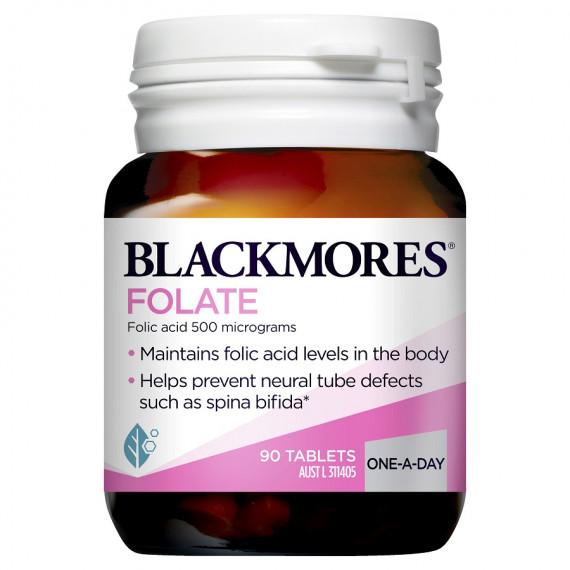 Blackmores Folate 500mcg 90 Tablets for healthy pregnancy - Pharmacy Direct