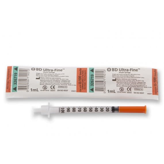 BD Ultra Fine 1.0ml Syringe for accurate injections - Pharmacy Direct