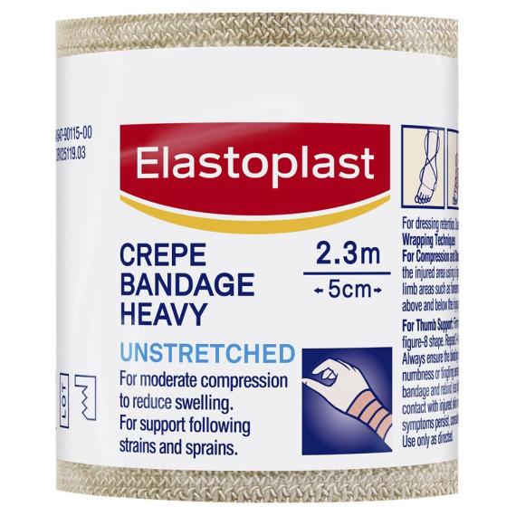 Buy Elastoplast Heavy Weight Crepe Bandage 5cm x 2.3m Online Pharmacy Direct AU