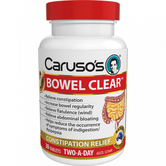 Buy Carusos Bowel Clear 30 Tablets Online Pharmacy Direct AU