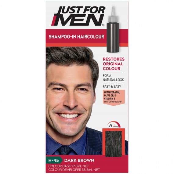 Just For Men Shampoo-In Hair Colour Dark Brown