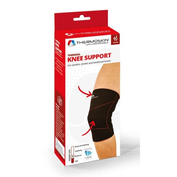 Thermoskin Thermal Knee Support Black Extra Large