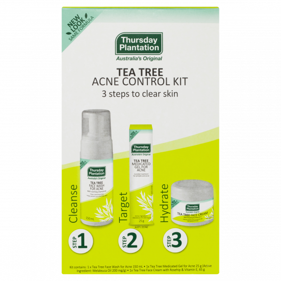 Thursday Plantation Tea Tree Clear Skin Acne Control Pack