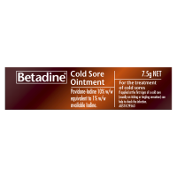 Betadine Cold Sore Ointment 7.5g