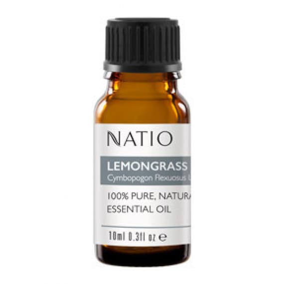 Natio Lemongrass Essential Oil 10ml to energise & refresh mind - Pharmacy Direct