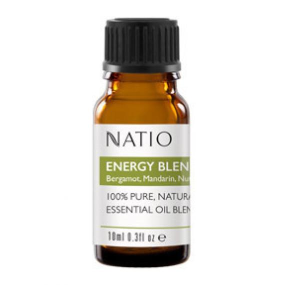 Natio Energy Essential Oil Blend 10ml for revitalising wellness - Pharmacy Direct