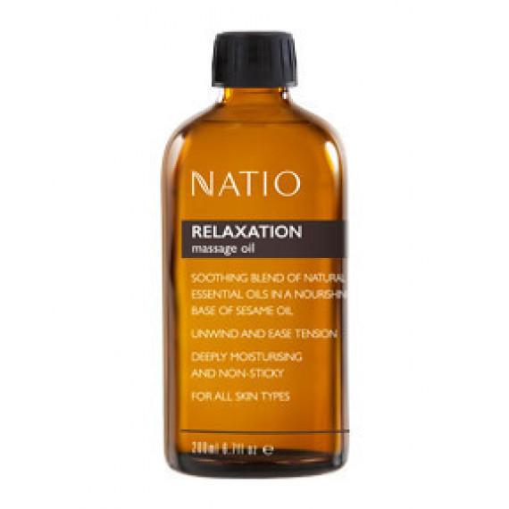 Natio Relaxation Massage Oil 200ml - Buy Online at Pharmacy Direct
