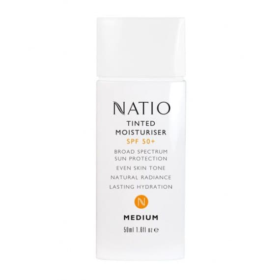 Natio Tinted Moisturiser SPF 50+ Medium 50ml