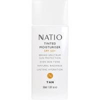 Natio Tinted Moisturiser SPF 50 Plus Tan 50ml