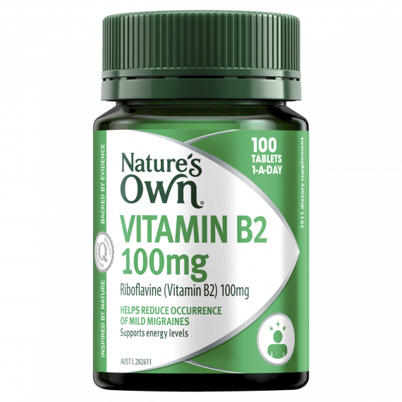 Natures Own Vitamin B2 100mg 100 Tablets