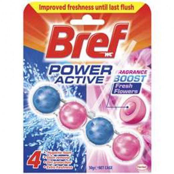 Bref Power Active Fresh Flowers 50g toilet cleaner at Pharmacy Direct