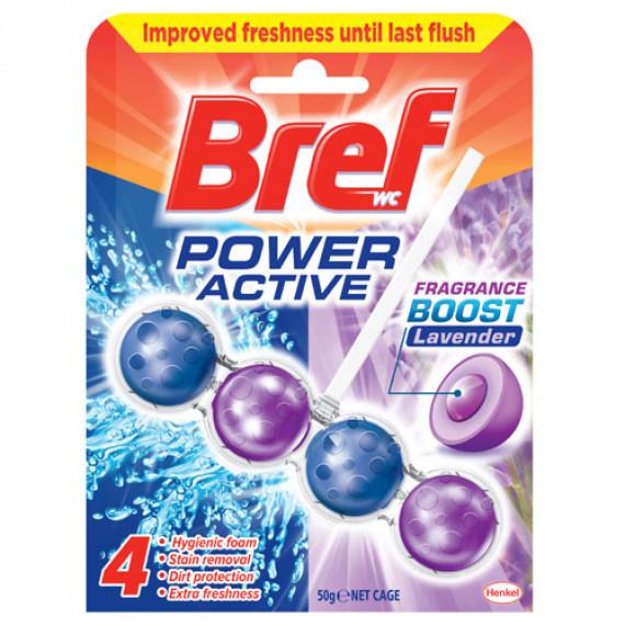 Bref Power Active Lavender 50g toilet cleaner fresh scent at Pharmacy Direct