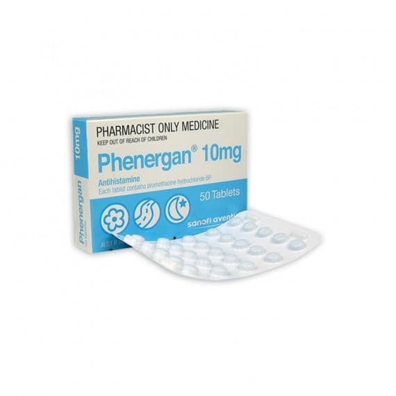 Phenergan 10mg 50 Tablets (S3)
