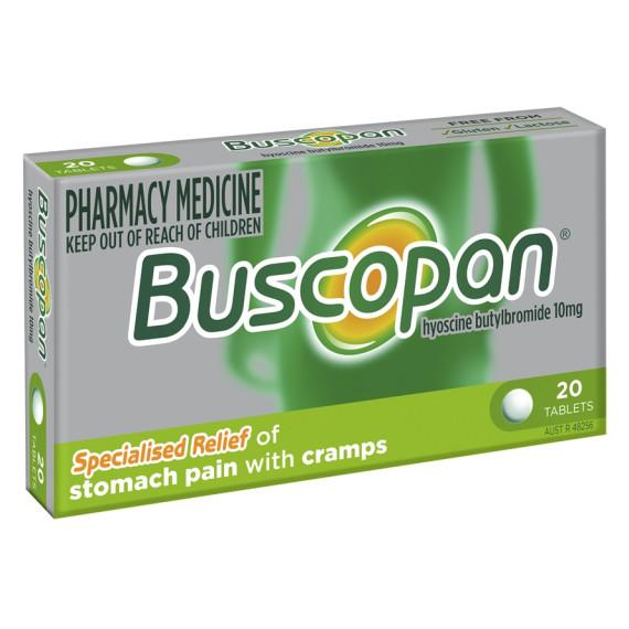 Buscopan 10mg 20 Tablets