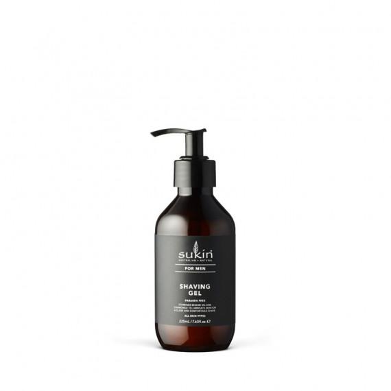 Sukin Men’s Shave Gel 225ml smooth shave and skin protection – Pharmacy Direct