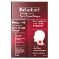 Betadine Concentrated Sore Throat Gargle 15ml