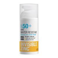 Invisible Zinc Sunscreen Lotion Spf50 Plus 4hr Water Resistant 100ml