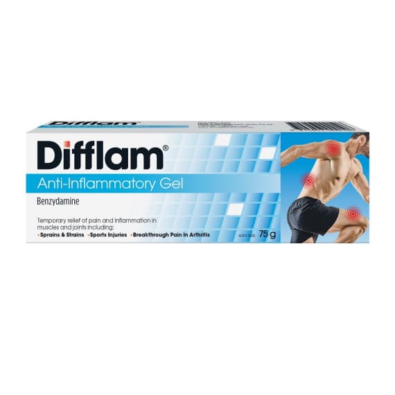 Buy Difflam Anti Inflammatory Gel 75g Online Pharmacy Direct AU
