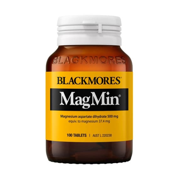 Blackmores MagMin 500mg 100 Tablets supplement for muscle health at Pharmacy Direct