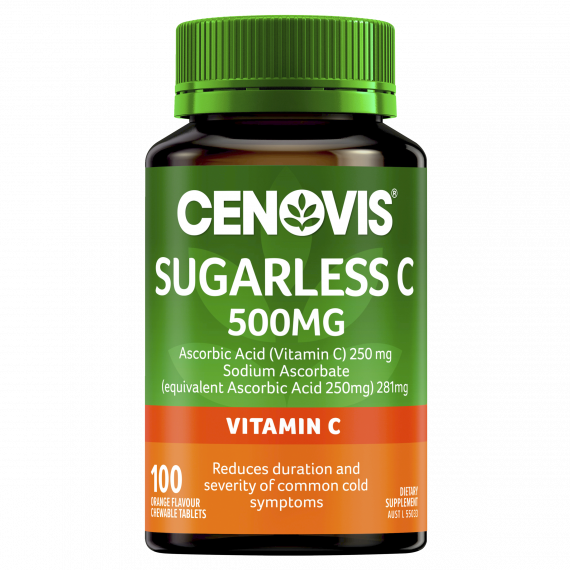 Cenovis Vitamin C Sugarless 500mg 100 Tablets