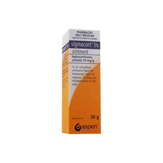 Sigmacort Ointment 1 Percent 30g S3